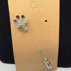 Vintage Sterling Silver Anson Lapel Stick Pin